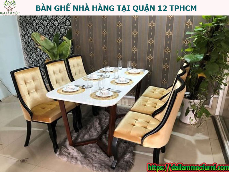 Bàn Ghế Nhà Hàng Ăn Uống Giá Rẻ Tại Quận 12 Thành Phố Hồ Chí Minh
